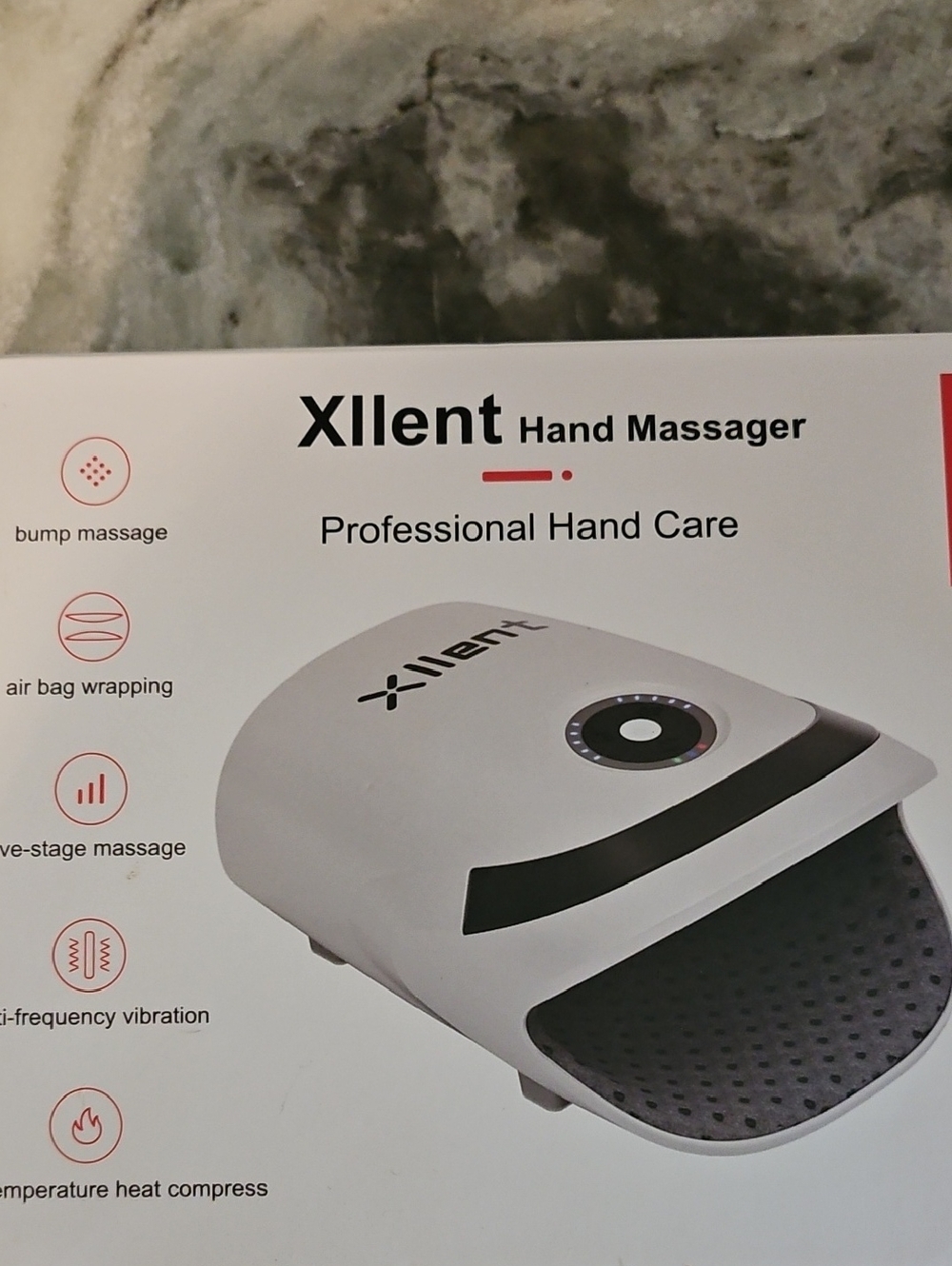 Xllent Hand Massager - White NEW IN BOX